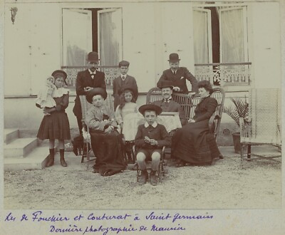 #ad Les quot; De Fouchier quot; et quot; Couturat quot; à Saint Germain. Poupée Doll. 1909. Album de