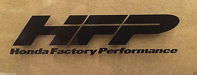 #ad Genuine Honda Factory Performance HFP Decal 3.5quot; x 1quot; Large Sticker