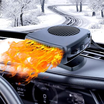 #ad Car Heater 200W 2 in 1 Portable Car Heater Fast Heating Quickly Defrost Defo...