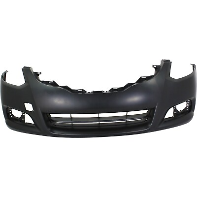 #ad Front Bumper Cover For 2010 2013 Nissan Altima Coupe w fog lamp holes Primed