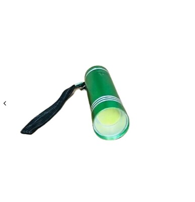 #ad Lot of 24 Pieces Searcher COB Flashlights – 80 Lumen – Metallic Accents–Green