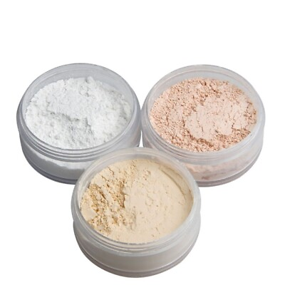 Makeup Loose Powder Transparent Finishing Waterproof Cosmetic For Face With Puff $19.95