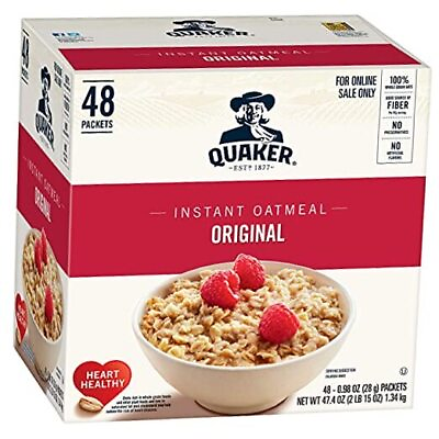 #ad Instant Oatmeal Individual Packets 0.98 Ounce 48 Count Pack 48ct Original