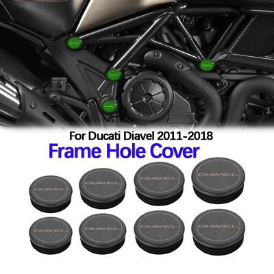 #ad For Ducati Diavel 11 18 Motorcycle Accessories Frame End Cover Frame Hole Cover