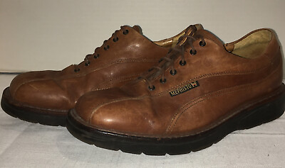 #ad Mephisto Goodyear Mens Sz 7.5 Welt Brown Leather Oxford Air Reflex Lace Up Shoes