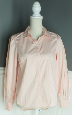 #ad NEW Old Navy Women Pink Long Sleeve Button Down Shirt XS NWT