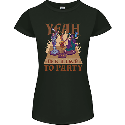 #ad RPG Yeah We Like to Party Role Playing Game Womens Petite Cut T Shirt