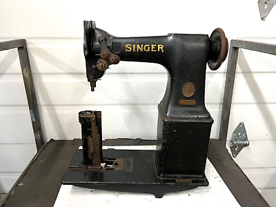 #ad SINGER 52W30 2NDL POSTBED FOR PARTS HEAD ONLY INDUSTRIAL SEWING MACHINE