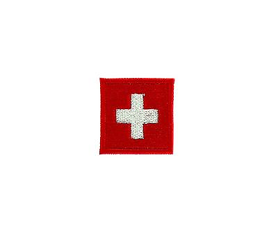 Flag patch embroidered iron sew badge backpack swiss switzerland $4.83