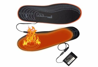 #ad Electric Heated Insoles Rechargeable Li Ion Battery Powered