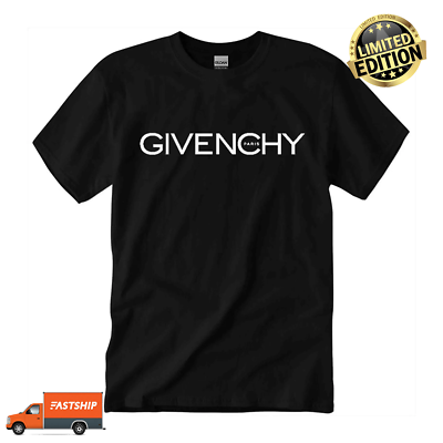 #ad Givenchy Logo T Shirt Black White All Size S 5XL NPK679