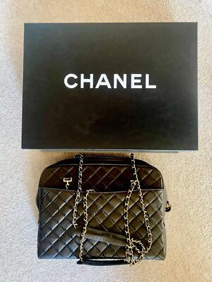 #ad Chanel Shoulder Bag Quilted Tote Chain Shoulder Black Ladies Women#x27;s Accessories