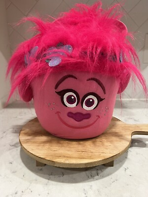 Trolls Poppy Pink Halloween Candy Trick Or Treat Bucket Kids $15.00