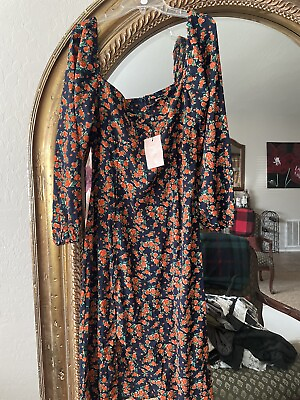 #ad Missguided Floral Dress NWT