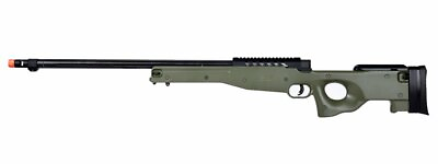 #ad Well MB15 Bolt Action Airsoft Sniper Rifle OD Green 39633