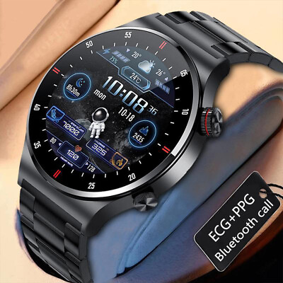 #ad Bluetooth Talking Smart Watch Waterproof HD Screen For Android IOS System