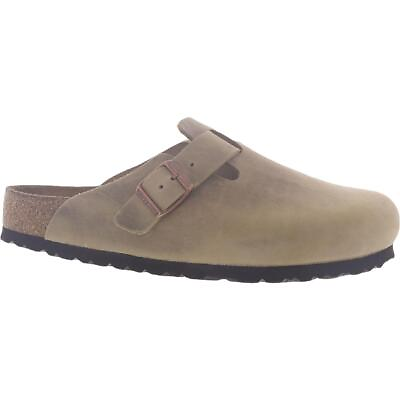 #ad Birkenstock Womens Boston Tan Cork Mule Sandals Shoes 44 Medium BM BHFO 3584