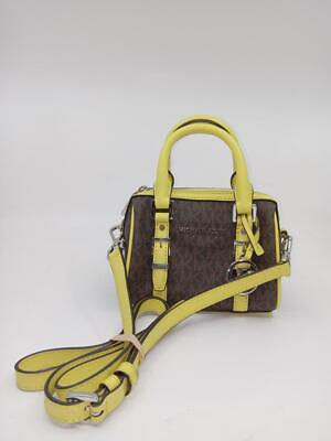 #ad MICHAEL KORS Bedford Legacy XS Duffle Crossbody Bag in Limelight RO1052214