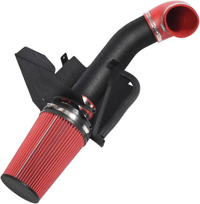#ad 4quot; Inches Performance Cold Air Intake Kit with Filter amp; Powder Coated Intake Tub