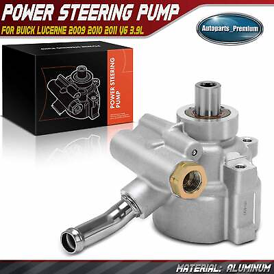 #ad Power Steering Pump for Buick Lucerne 2009 2010 2011 V6 3.9L without Reservoir