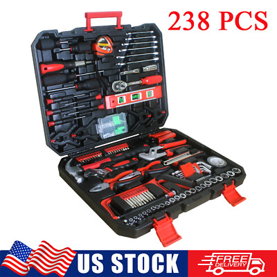 #ad 238pcs Auto Car Repair Tool Ratchet Wrench Combination Socket Tool Kit with Case