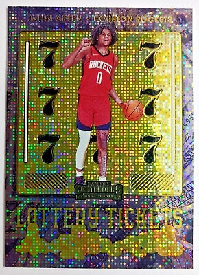 #ad 2021 Panini Contenders Lottery Tickets Jalen Green Rookie #2 Rockets