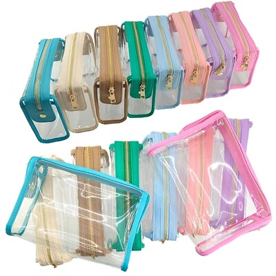 #ad Clear Travel Make Up Cosmetic Bag Pouch Transparent Waterproof Cosmetic Bag