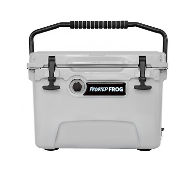 #ad Frosted Frog Cool Gray 20 Quart Cooler Heavy Duty Ice Chest