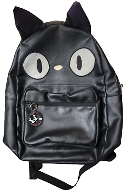 #ad Vintage Kiki#x27;s Delivery Service Jiji Cat Studio Ghibli Cosplay Backpack Black