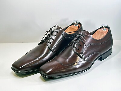 #ad Lloyd Primo Brown T.D. Moro Derby dress shoes Chisel Toe US10