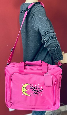 Pink Briefcase Laptop Messenger Bag Shoulder Water Resistant Direct Sellers NEW $14.38