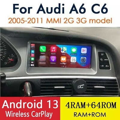 #ad Android 13 Screen For Audi A6 2005 2011 Gps Car Stereo Multimedia Player Radio