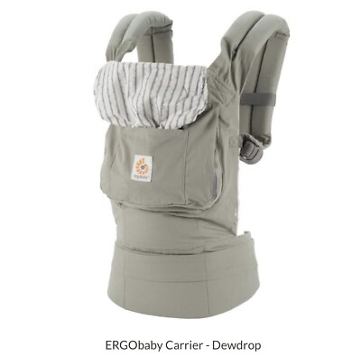 #ad ERGObaby Baby Carrier Original Dewdrop with Padded Head Cover and Pockets