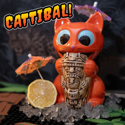 #ad Cattibal Tiki Mug by Squid amp; The Search For Tiki