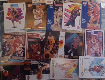 #ad 2400 Basketball Card Lot 11 Pounds Fleer Skybox NBA Hoops Huge Bulk