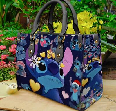 #ad Stitch Disney Leather Bag Stitch Lover Handbag Custom Leather Bag
