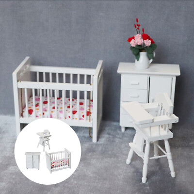 #ad Baby Doll Accessories Furniture Model Miniature Play House Bedroom Cabinet