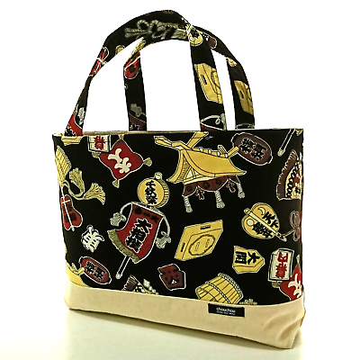 #ad Tote Bag Handmade Japanese Pattern Sumo W 38cm×H 25cm×D 8cm Free Shipping