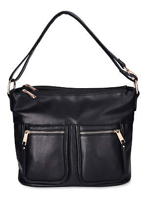 #ad Women#x27;s Harlow Hobo Handbag Black