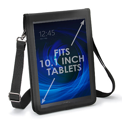 #ad USA GEAR Neoprene Tablet Sleeve with Open Front amp; Adjustable Shoulder Strap