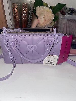 #ad Betsey Johnson Bag Crossbody Wallet Purple Xolayla
