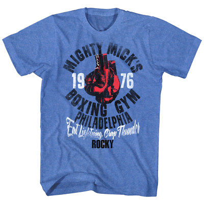 #ad Rocky Balboa Mighty Micks Boxing Gym Men#x27;s T shirt Philadelphia Movie Merch