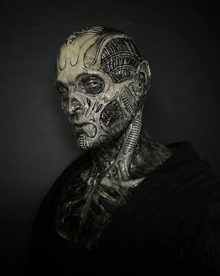 #ad Unique Silicone Scary mask No Skin