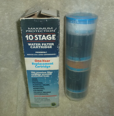 #ad #ad New Wave Enviro 10 Stage One Year Replacement Filter Cartridge SEALED