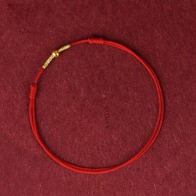 #ad Fashion Handmade Bracelet Red Rope Lucky Bangle Women Men Best Bracelet A