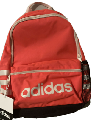 #ad BRAND NEW Adidas YOUTH Classic 3S Backpack Hot Pink Black with Cooler Pocket 