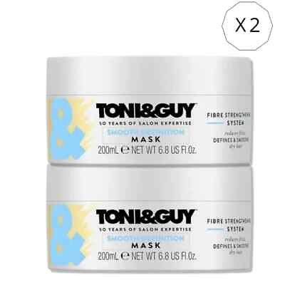 #ad 2 x Toni amp; Guy Smooth Supple Definition Moisturizing Hair Care Mask 200 ml