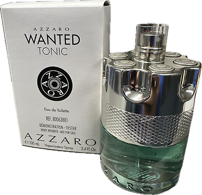 #ad Wanted Tonic by Azzaro cologne for him EDT 3.3 3.4 oz New Tester