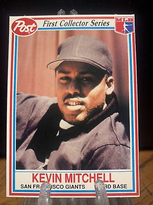 #ad 1990 Post 1st Collector Series Kevin Mitchell #15 SF GIANTS