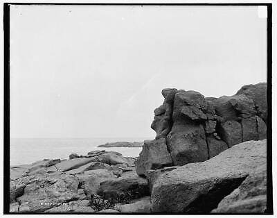 #ad The Nubble Maid of the sea York vicinity Maine c1900 OLD PHOTO